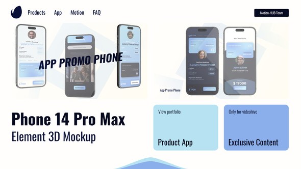 Videohive Smartphone 3D Presentation Product Promo template preview