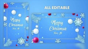 Videohive Merry Christmas Intro Opener Openers template preview