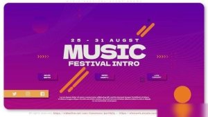 Videohive Music Festival Event Promo Openers template preview