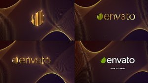 Videohive Golden Logo Reveal 21020951 Logo Stings template preview