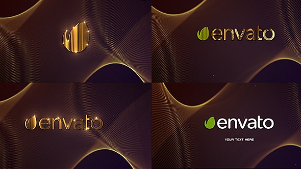 Videohive Golden Logo Reveal 21020951 Logo Stings template preview