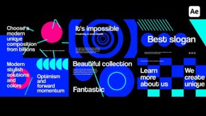 Videohive Unique Graphics For After Effects Titles template preview