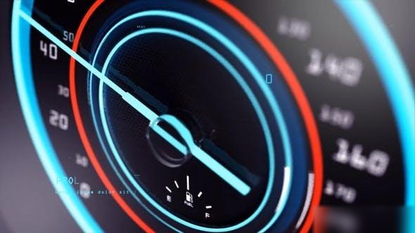 Videohive Speedometer Logo Logo Stings template preview