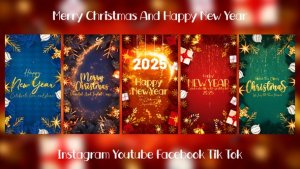Videohive Merry Christmas Instagram Stories Pack Openers template preview