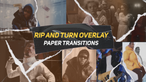 Videohive Rip and Turn Overlay Paper Transitions | Horizontal | Vertical Elements template preview