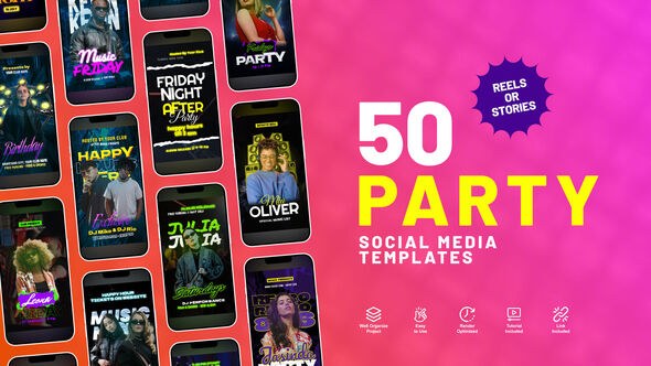 Videohive Party Flyers Instagram Stories Product Promo template preview