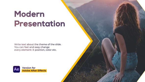 Videohive Modern Style Presentation Video Displays template preview
