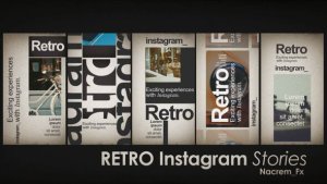 Videohive Vintage Instagram Stories Product Promo template preview