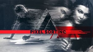 Pixel Sorting Slideshow Video Displays template preview