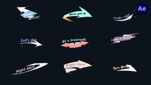 Videohive Arrow sketch titles [After Effects] Titles template preview