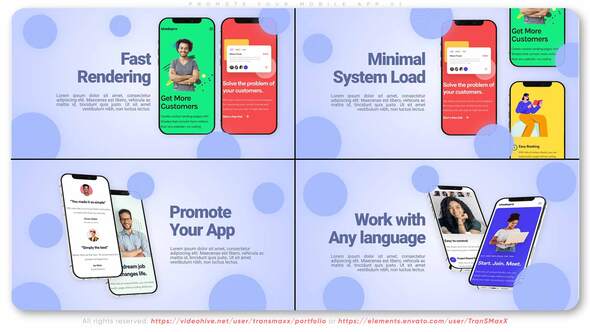 Videohive Promote Your Mobile App V1 Product Promo template preview
