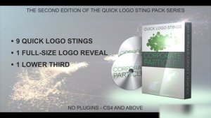 Videohive Quick Logo Sting Pack 02: Corporate Particles Logo Stings template preview