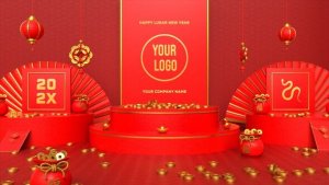 Videohive Chinese New Year Logo 56146246 Logo Stings template preview