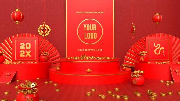Videohive Chinese New Year Logo 56146246 Logo Stings template preview