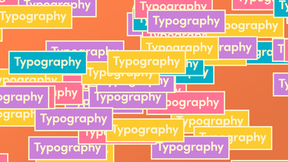 Videohive Typoholic Motion Video Displays template preview
