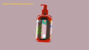 Videohive Soap Dispenser Mockup Product Promo template preview