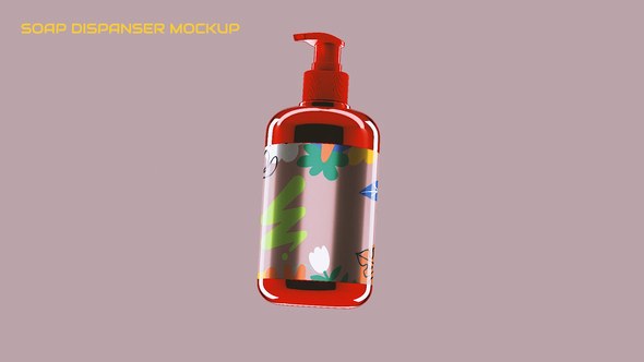 Videohive Soap Dispenser Mockup Product Promo template preview