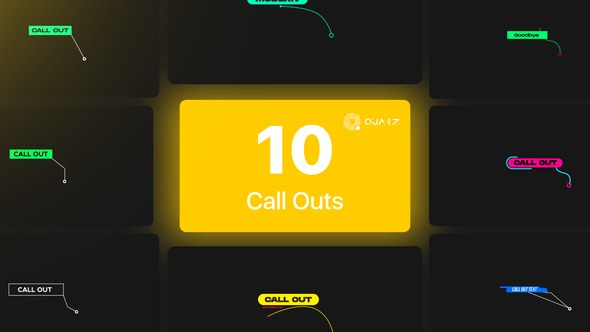 Videohive Call Out Titles Vol. 03 Titles template preview