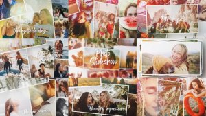 Summer Photo Slideshow Video Displays template preview