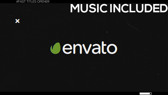 Videohive Fast Titles Opener Openers template preview