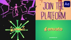 Videohive Halloween Skeleton Logo Opener for After Effects Logo Stings template preview