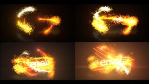 Videohive Light Trails Logo Stings template preview