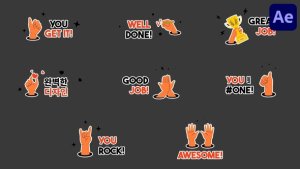 Videohive Hands Typography Titles for After Effects Titles template preview