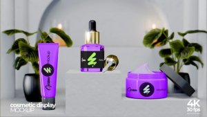 Videohive Cosmetic Display Mockup Product Promo template preview