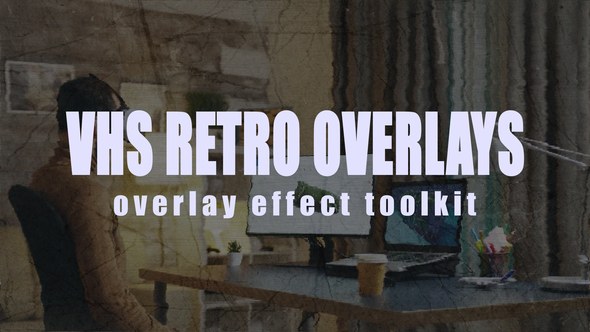 Videohive VHS Vintage and Scratch Grain Elements template preview