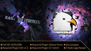 Videohive Spaceship Debris Reveal Logo Logo Stings template preview