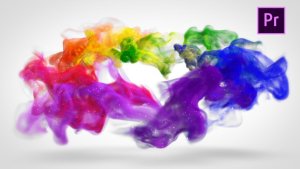 Colorful Smoke Logo Reveal II Premiere Pro Premiere Pro template preview