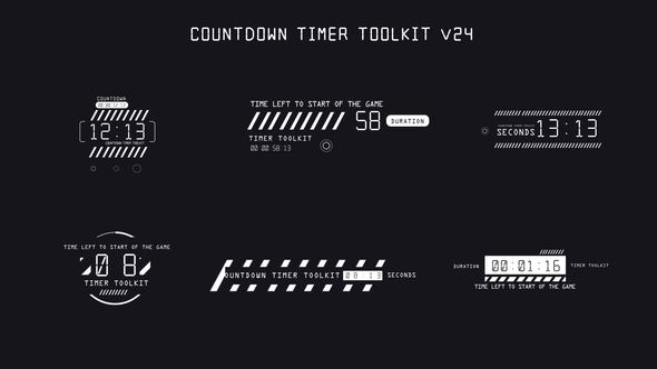 Videohive Countdown Timer Toolkit V24 Elements template preview