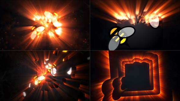 Videohive 4 Logo Opener Variations Openers template preview
