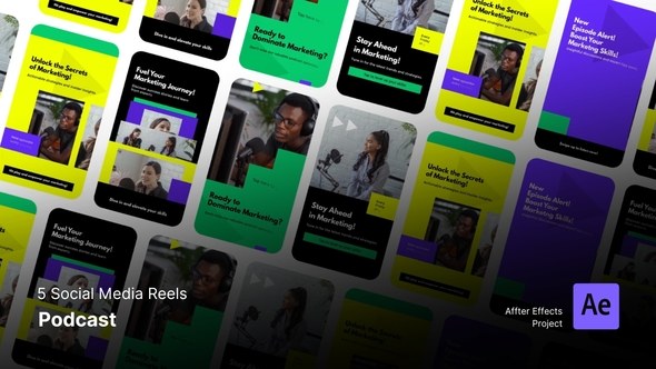 Videohive Instagram Reels - Podcast Promo Product Promo template preview