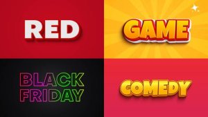 Videohive Text Effect 01 Titles template preview