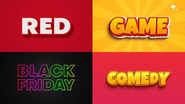 Videohive Text Effect 01 Titles template preview