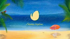 Videohive Sunny Beach Logo Opener Openers template preview
