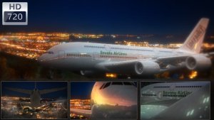 Airplane Logo - Take Your Brand Higher Video Displays template preview