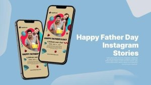 Videohive Happy Father Day Instagram Stories Openers template preview