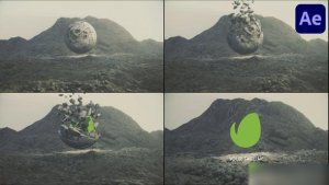 Videohive Distortion Logo for After Effects Logo Stings template preview