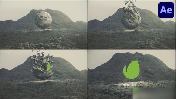 Videohive Distortion Logo for After Effects Logo Stings template preview