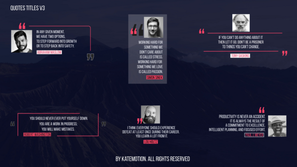 Videohive Quotes Titles V3 | After Effects Titles template preview