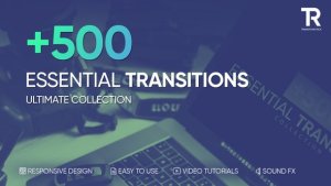 Transitions Video Displays template preview