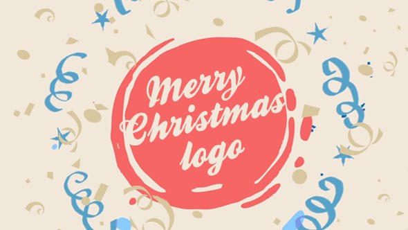 Christmas Logo Video Displays template preview