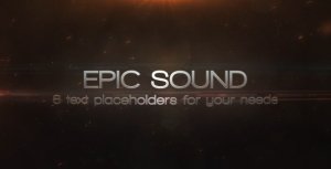 Action Promo Video Displays template preview