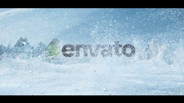 Videohive Winter Frost Snowflakes Blizzard Opener Openers template preview
