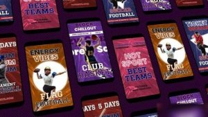 Videohive Sports Instagram Reels Openers template preview