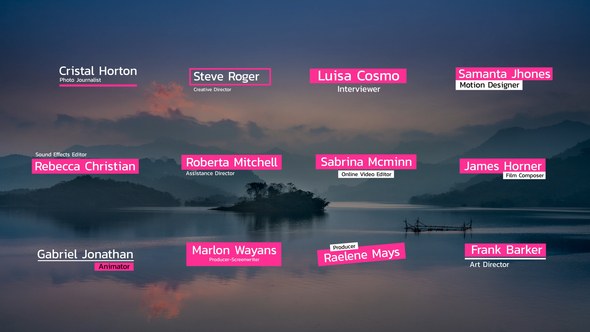 Videohive Simple Lower Thirds | After Effects 45504478 Titles template preview