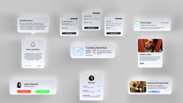 Videohive Notifications 59929036 Elements template preview