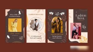 Videohive Fashion week Instagram Stories 54378188 Product Promo template preview